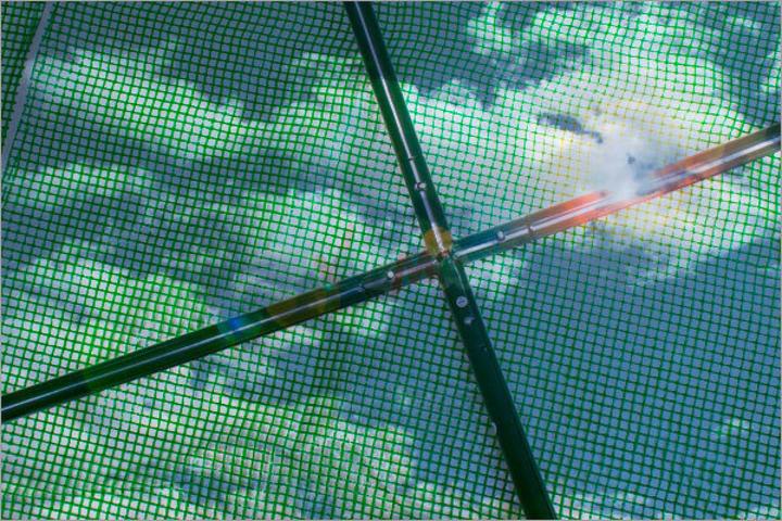 Produktbild Dema Gewächshaus Tunnel Treibhaus Frühbeet Pflanzbeet Tomatenhaus 600x300 cm 6x3 m
