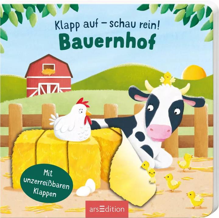 Produktbild Klapp auf – schau rein: Bauernhof (Deutsch, Marta Costa, 2021)