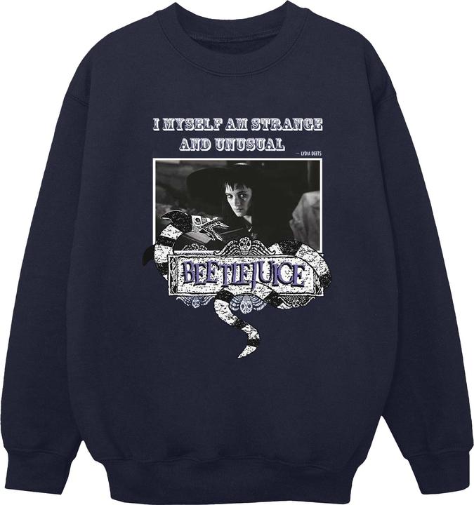 Produktbild Beetlejuice I Myself Am Strange And Unusual Sweatshirt (4XL)