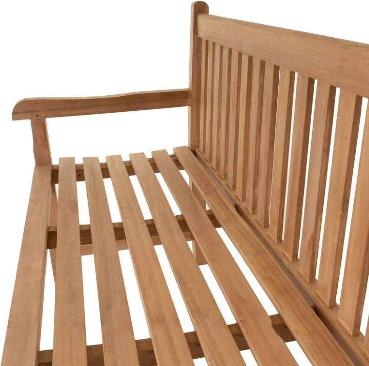 Actual product image VCM 3-Sitzer Gartenbank Parkbank hochwertig Teak Holz behandelt 150cm