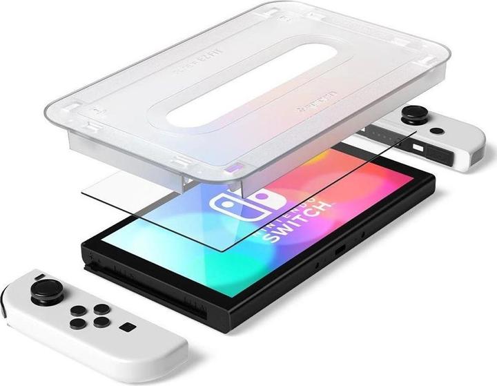 Produktbild Spigen szkło hartowane do Nintendo Switch OLED 2szt. (Switch)