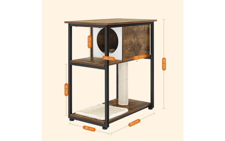 Immagine prodotto Feandrea Jingle (67 cm, Nero, Marrone rustico)