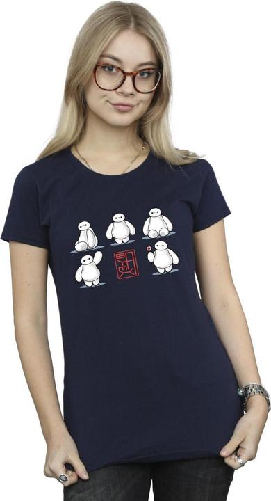 Immagine prodotto Disney Big Hero 6 Baymax Many Poses Maglietta Donna (XL)