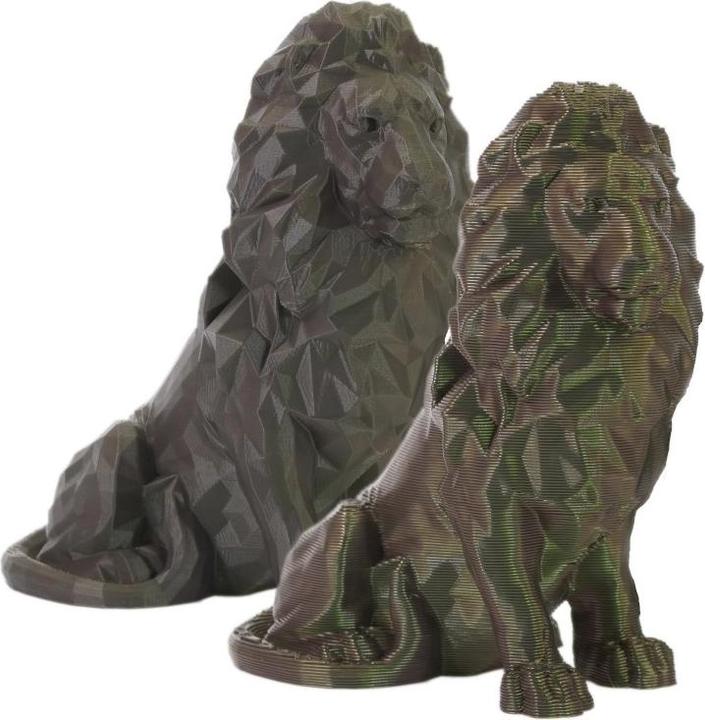 Actual product image Prusa Prusament Premium PLA Mystic Green 1kg (PLA, 1.75 mm, 1000 g, Green, Brown)