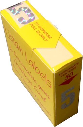 Produktbild Listan Labels Etiketten holografisches Design