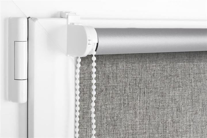 Actual product image Domoletti ROLLER BLIND MELANGE SILV 8 140X185 (140 x 185 cm)