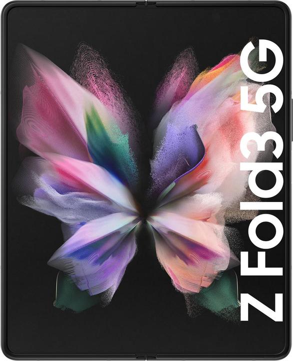 Produktbild Samsung Galaxy Z Fold3 5G EU (256 GB, Phantom Black, 7.60", Dual SIM, 12 Mpx, 5G)