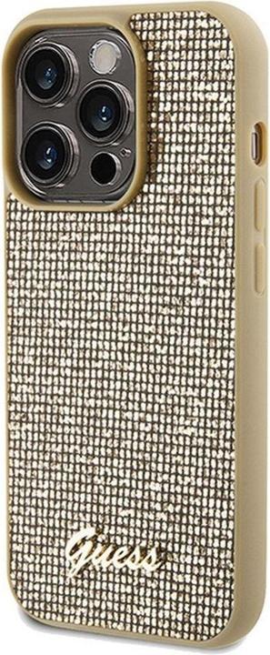 Produktbild Guess GUHCP14LPMSDGSD iPhone 14 Pro 6.1" złoty/gold hardcase Disco Metal Script (Apple iPhone 14 Pro)