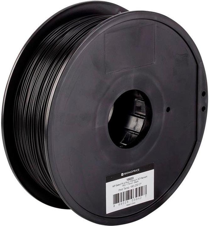 Immagine prodotto Monoprice Filamento Premium Select PLA Plus (PLA+, 1.75 mm, 1000 g, Nero)