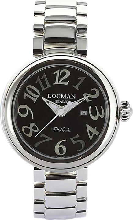 Locman Italy Damenuhr Tutto Tondo 40 mm schwarz Ref. 0360 (Analoguhr, 40 mm)