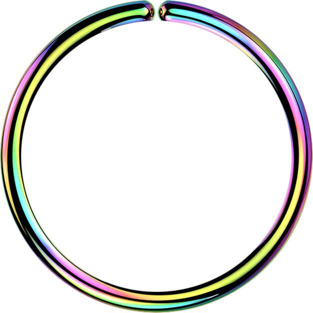 Star Piercing Micro Piercing Ring farbig (ohne Messing, Chirurgenstahl 316L)