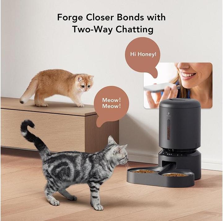 Immagine prodotto Petlibro Vassoio per alimenti doppio con fotocamera (5 l)