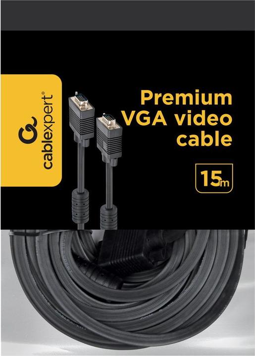 Image du produit Gembird Cablexpert Premium CC-PPVGA-15M (15 m, VGA)