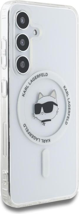 Immagine prodotto Karl Lagerfeld HC Magnetic IML Metal Choupette Head case for Samsung Galaxy S25 Plus white (Samsung Galaxy S25+)