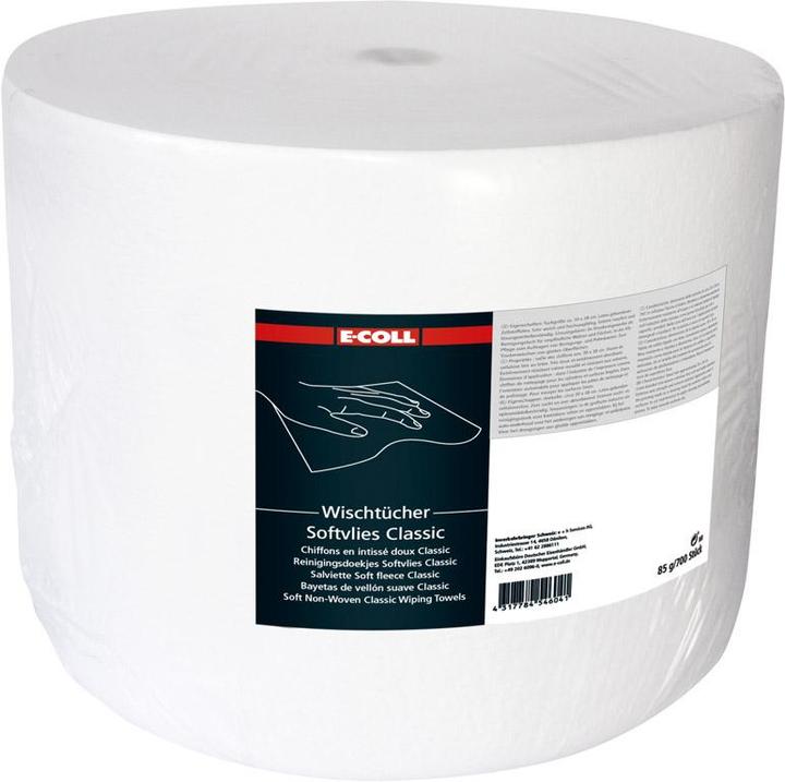 E-coll Wischtuch Softvlies Clas. 700 Blatt 30x38mm weiss (1 Stk.)