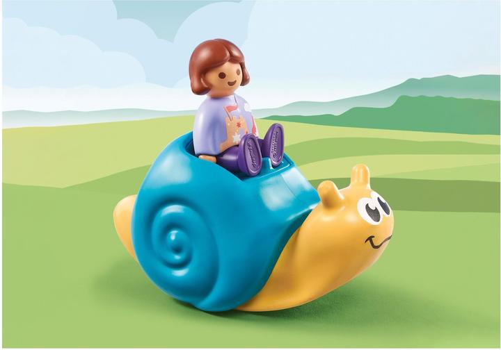 Produktbild Playmobil 1.2.3: Schaukelschnecke mit Rasselfunktion (71322)