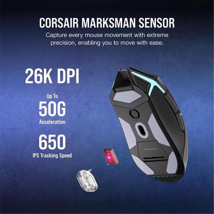 Immagine prodotto Corsair Nightsabre (Cablato, Senza fili)
