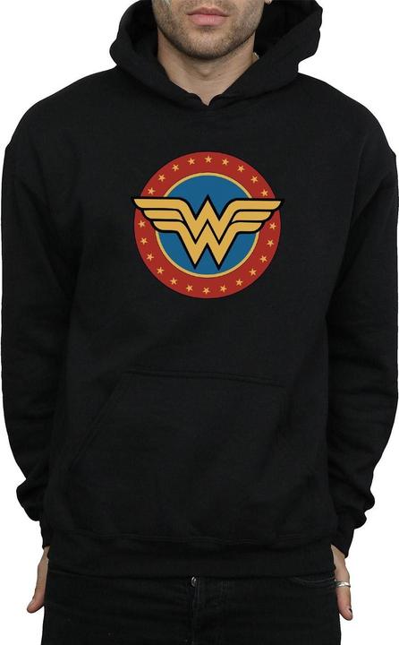 Wonder Woman Circle Logo Kapuzenpullover (3XL)