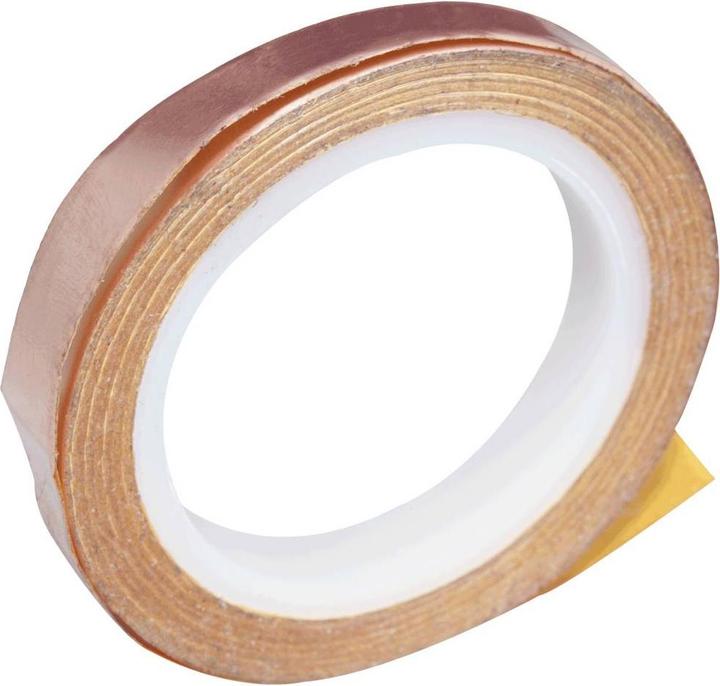 Produktbild BJZ Kupferband, selbstklebend, Breite 11 mm, Rollenlänge 20 m (11 mm)