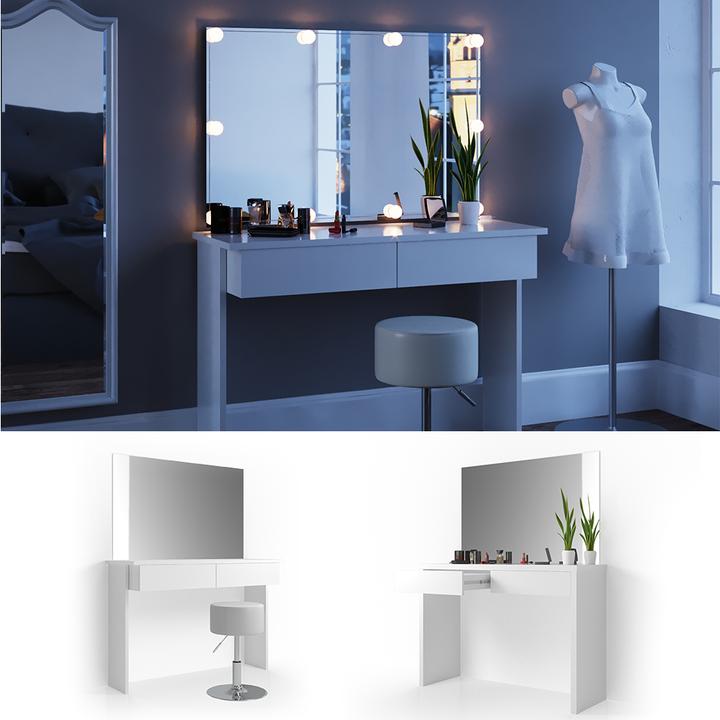 Produktbild Vicco Azur mit Hocker (120 x 84 x 40 cm)