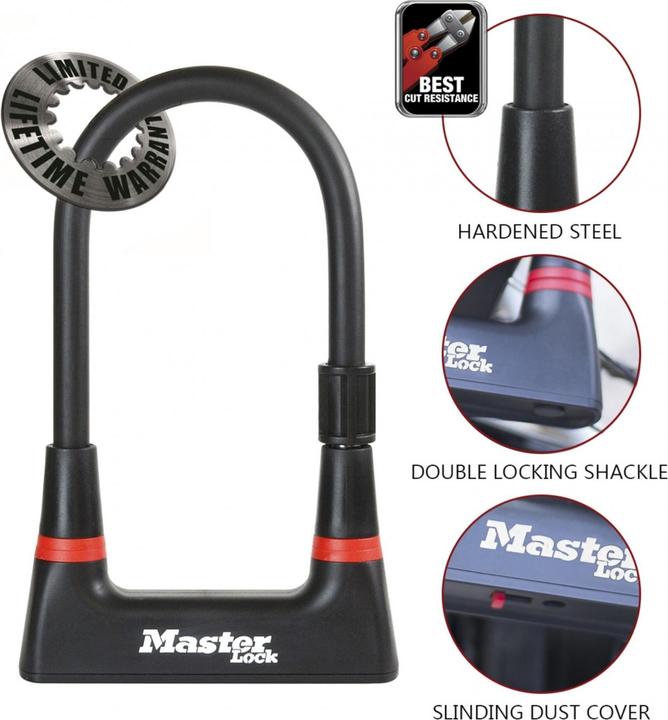 Actual product image Master Lock 8279 U-lock 14 mm x 210 mm x 104 mm