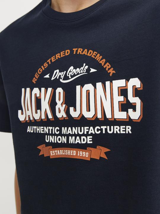 Produktbild Jack & Jones JJELOGO TEE SS ONECK 2COL 24/25 NOOS JNR (164)