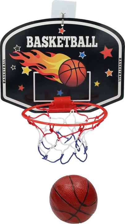 Basketball-Rückwand mit Ball