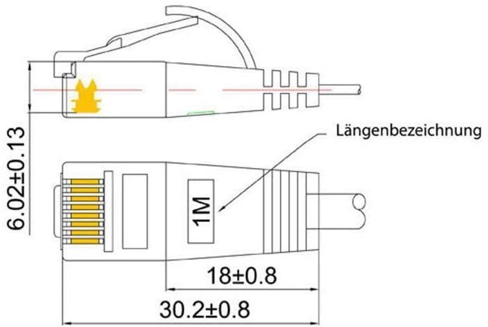 Produktbild Wirewin Netzwerkkabel (UTP, CAT6, 5 m)