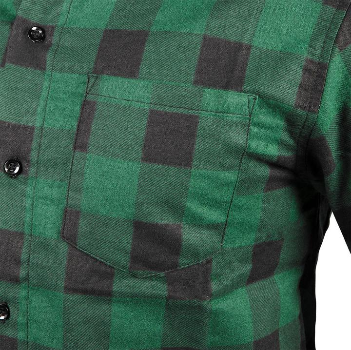 Immagine prodotto Neo Camicia di flanella, verde, taglia L (L)