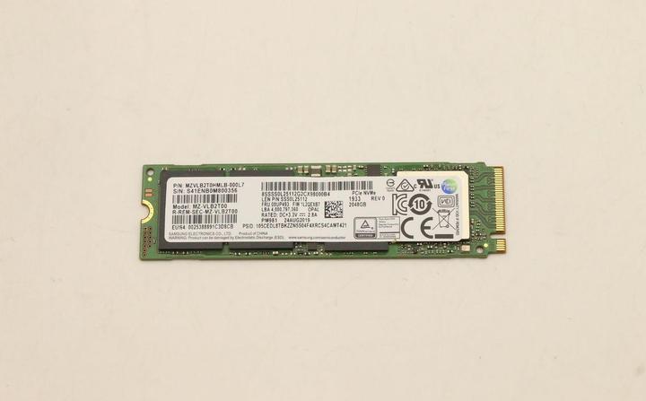 Actual product image Lenovo 2048GB M.2 PCIe SSD (2048 GB, M.2 2280)