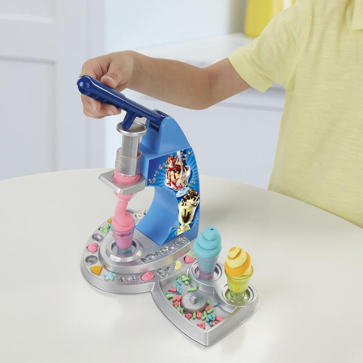 Actual product image Play-Doh Drizzy ice cream machine with toppings