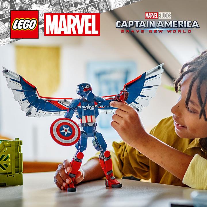Image du produit LEGO Nouveau Captain America figure de construction (76296, LEGO Marvel)