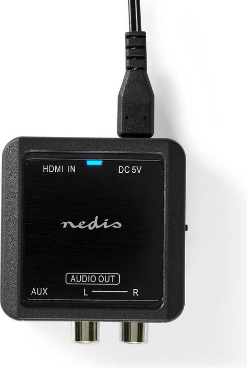 Image du produit Nedis Convertisseur audio numérique | 1 voie | Connecteurs - Entrée : HDMI™ Input | Connecteurs - Output :