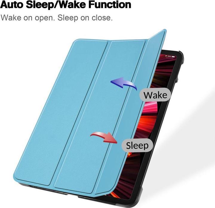 Actual product image iLike iPad 9.7 Tri-Fold Eco-Leather Stand Case (iPad 9.7)