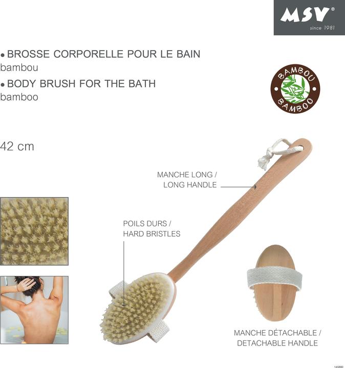 Immagine prodotto Angela Bruderer Spazzola da bagno con manico lungo