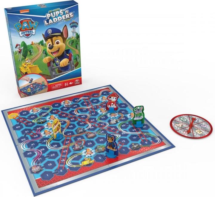 Image du produit Spin Master PAW Patrol, Jeu Pups 'N Ladders | Jouets Pat'Patrouille, jouets pour tout-petits, jouets pour enfant