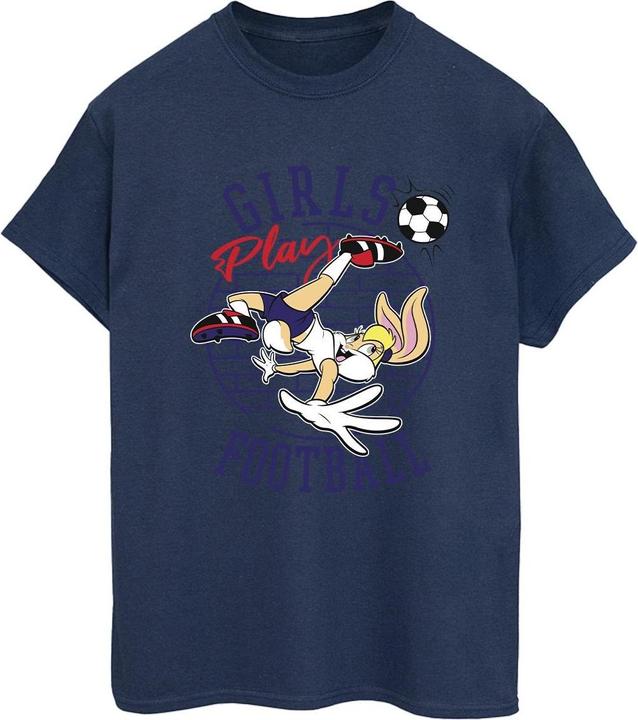 Looney Tunes Lola Bunny Girls Play Football TShirt (S)