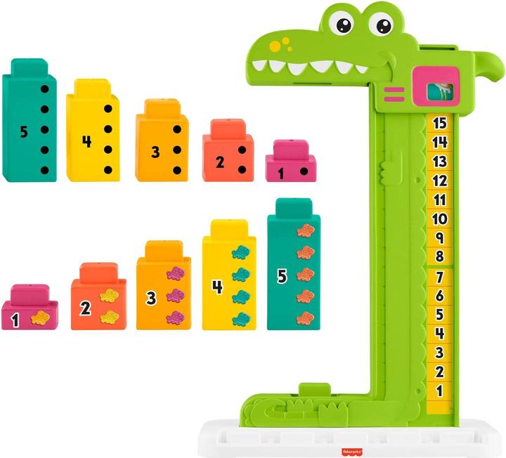 Produktbild Fisher-Price Mein Zahlen-Krokodil (Deutsch, Französisch, Italienisch, Englisch, Schweizerdeutsch)