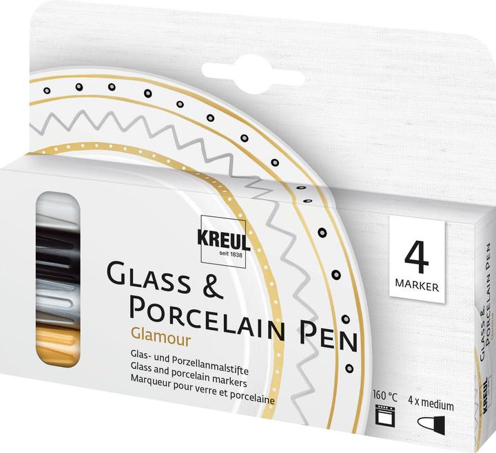 Produktbild Kreul Glass & Porcelain Pen (Multicolor, 4 mm, 4 x)