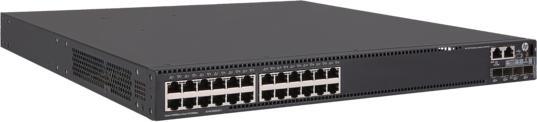 Image du produit HPE E N FlexNetwork 5510 HI Switch PoE+, 4 ports SFP+, 1 slot, support MACsec (24 Ports)