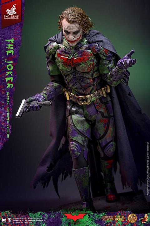 Actual product image Hot Toys The Dark Knight "The Joker - Batman Imposter Version" Exclusive Artisan Edition 1/6 Action Figure