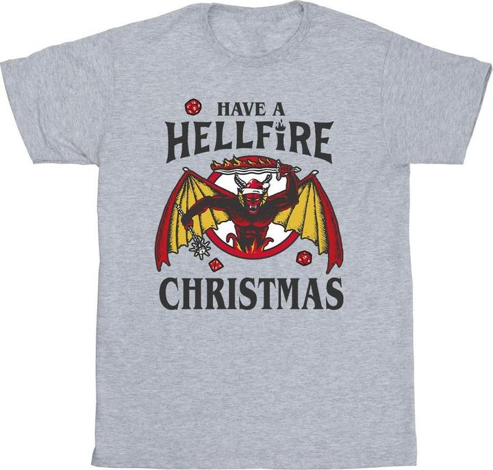 Netflix Stranger Things Hellfire Christmas TShirt (3XL)