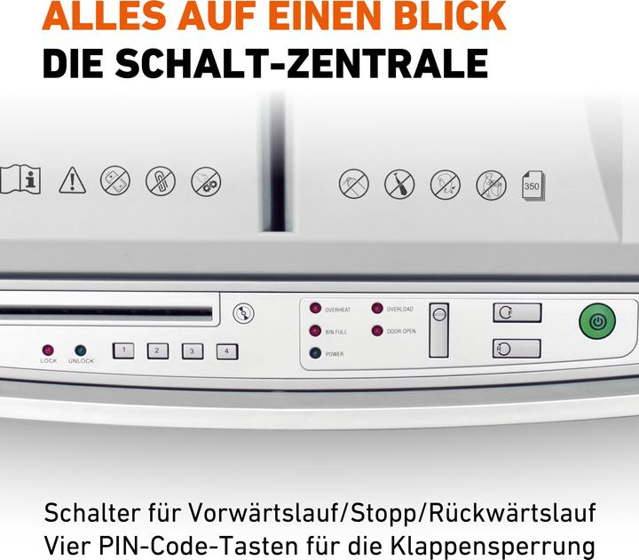 Actual product image Ideal Shredder 8285/CC4X10 P-4, 350 pages (Particle cut)