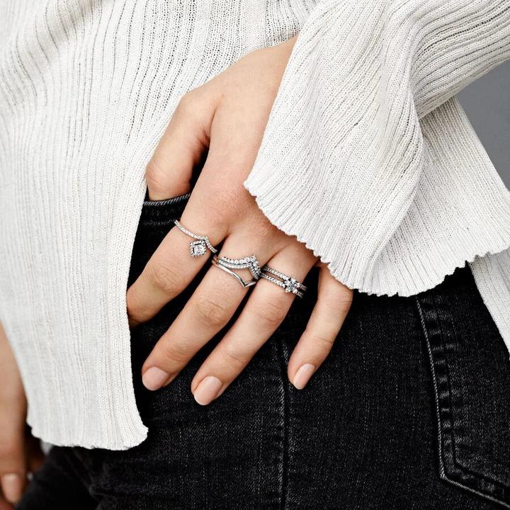 Immagine prodotto Pandora Brillante anello dei desideri (54, 925 Argento)