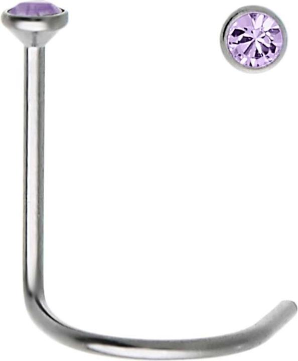 Bijouteria Nasenpiercing (Edelstahl, Kristall)