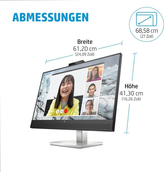 Productafbeelding HP E27m G4 (2560 x 1440 pixels, 27")