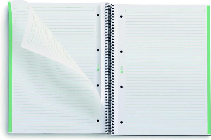 Actual product image Maul ECO Emotions NB1 ECOGREEN Recy. A4 HOR 80G grün (Speditionsversand) (A4, Lined, Hardcover)