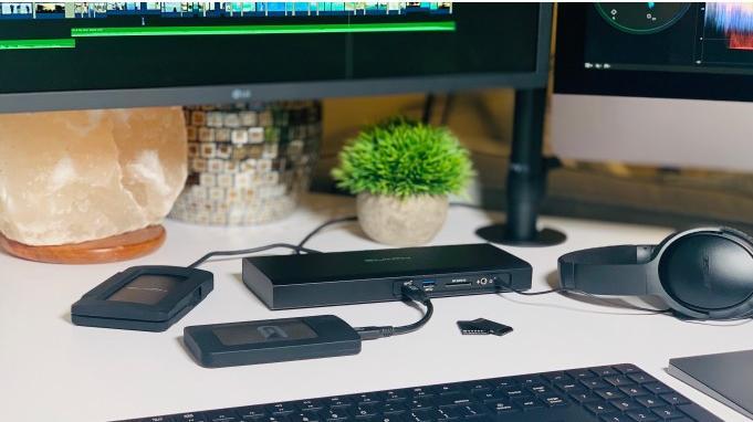 Produktbild Glyph Thunderbolt 3 NVMe Dock - Verkabelt - 3,5 mm - 10,100,1000 Mbit/s - Schwarz - SD (USB-A, Thunderbolt, 1 Ports)