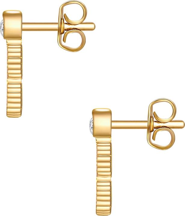 Image du produit Lulu & Jane Boucles d'oreilles femme serpent métal - 35110 (Alliage métallique)