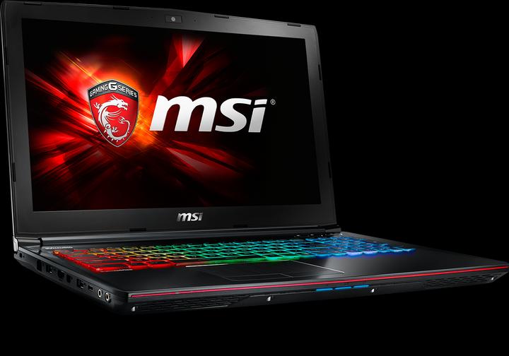 Actual product image MSI GE62 Apache Pro (15.60", Intel Core i7-6700HQ, 16 GB, 256 GB, CH)
